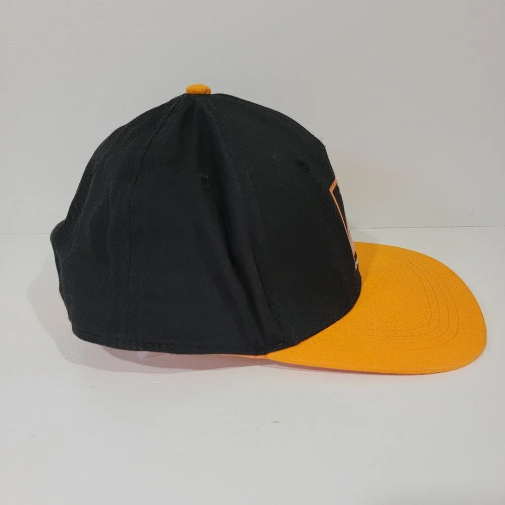 Naruto Shippuden Ichiraku Ramen Snapback Hat Black Orange Kids Adjustable Cap